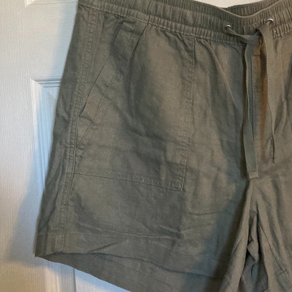 Nautica Green Linen Shorts - NWT - Picture 6 of 10